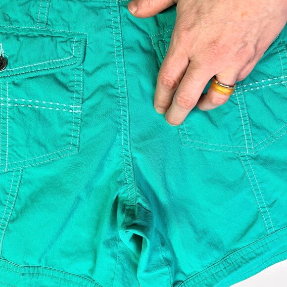 Kuhl Size 6 Teal Shorts 6" Inseam - Picture 5 of 11